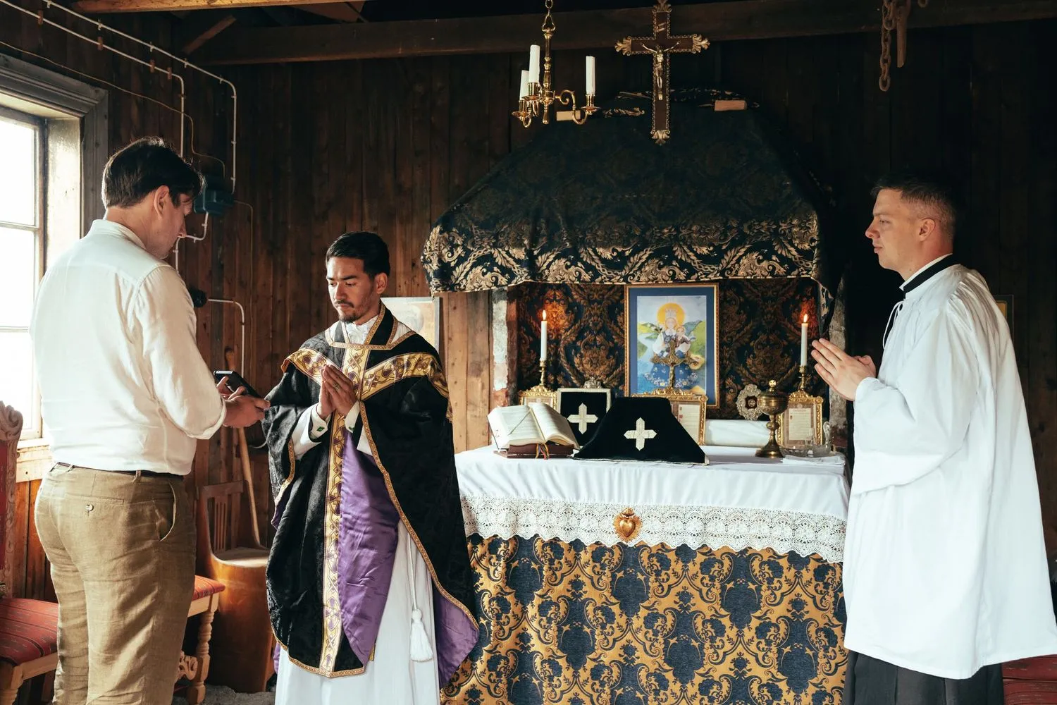 Evangeliet under rekviemmesssen